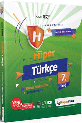 Hiper Zeka Yayınları 7. Sınıf  Türkçe Konu Anlatımlı Soru Bankası